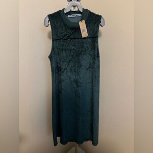 NWT Michael Stars mock neck velvet swing dress, Medium